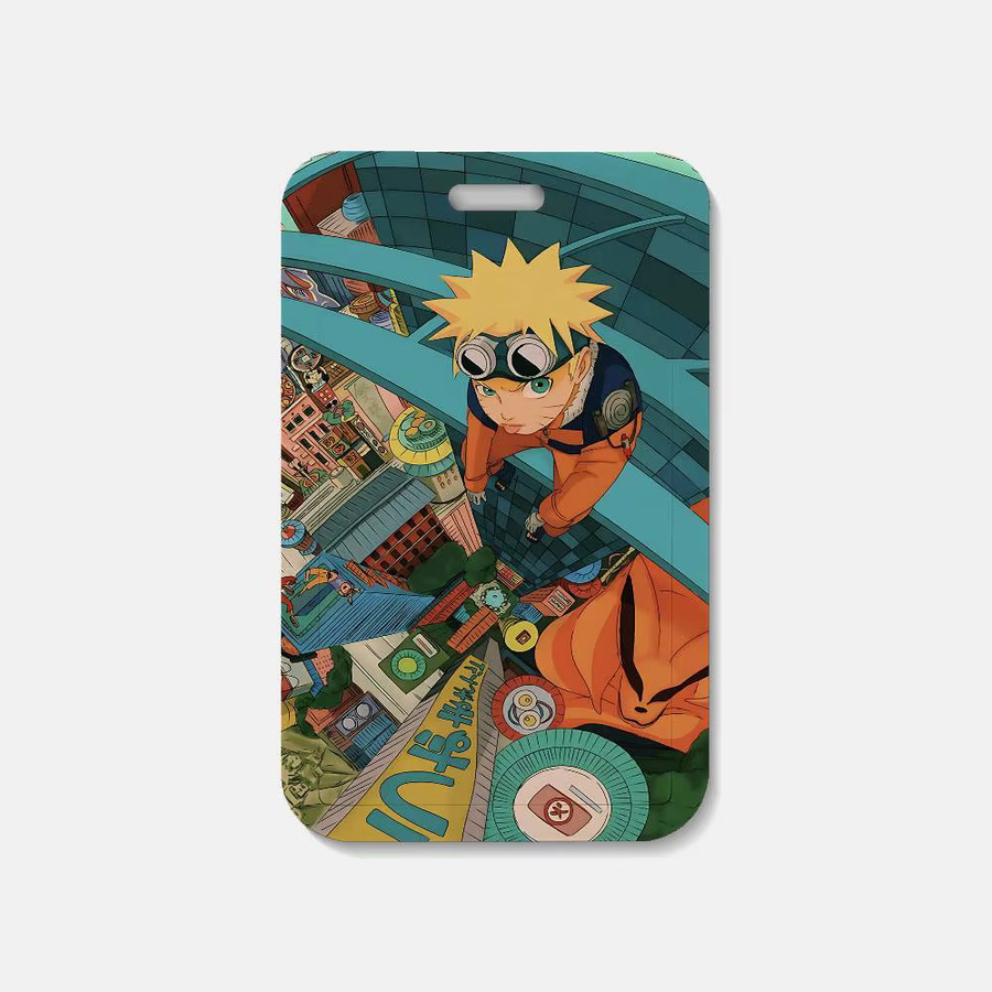 Naruto Uzumaki Ausweishalter mit Etui in Multicolour für Schule und Büro - Bild 3