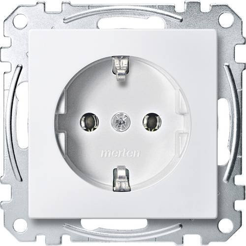 Merten Steckdose System M in Polarweiß MEG2401-0619 - Bild 1