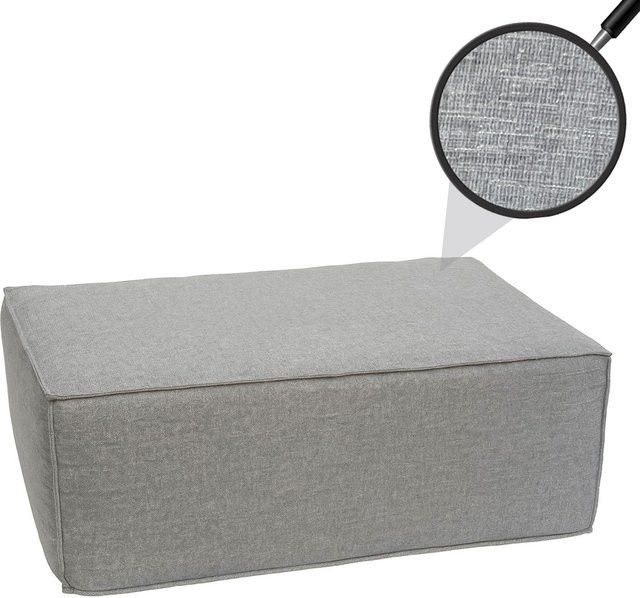 MCW Ottomane für Sofa O54 als Hocker und Fußablage in Hellgrau, B/T/H: 38 x 97 x 70 cm - Bild 1
