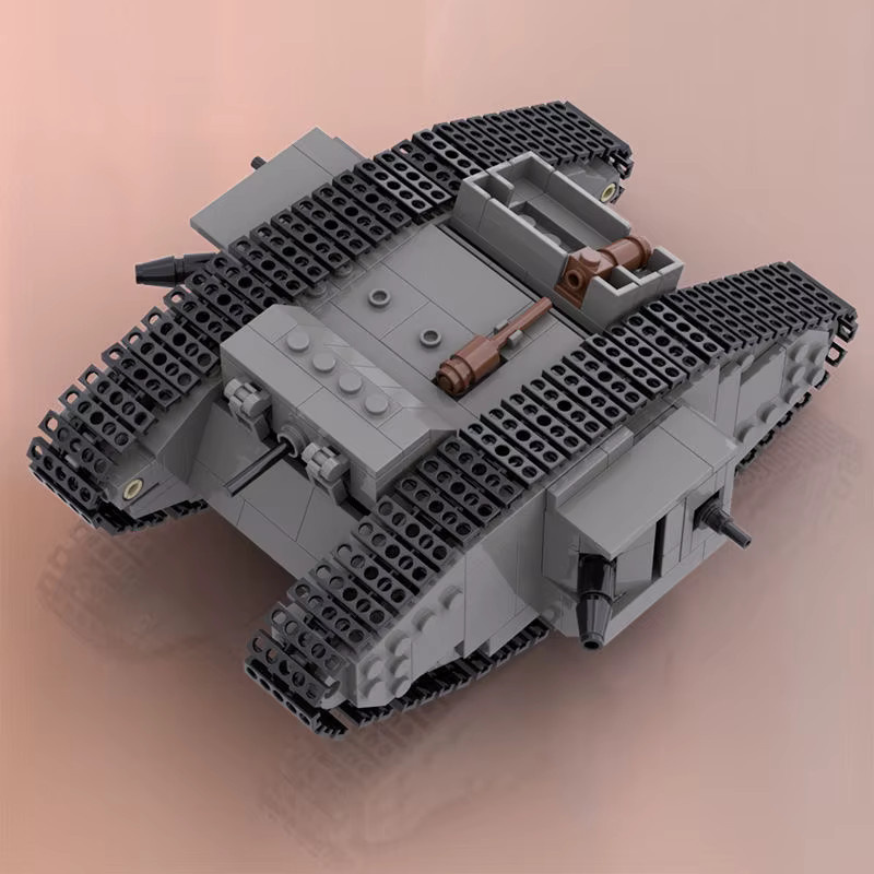 CyunSing A7V Kampfpanzer MK IV Soldatenfahrzeug Bausteine Militär Armee - Bild 2