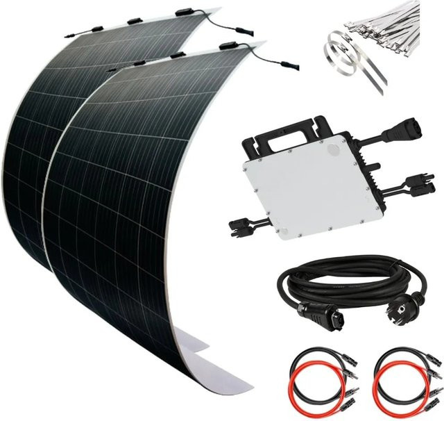 MyVoltaics MyUltraleicht Balkonkraftwerk 620 Watt mit 2 Modulen in Schwarz - Bild 1