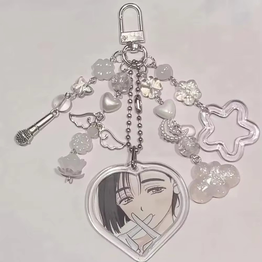 YUMEI Schlüsselanhänger, Silber, Unisex - Bild 1