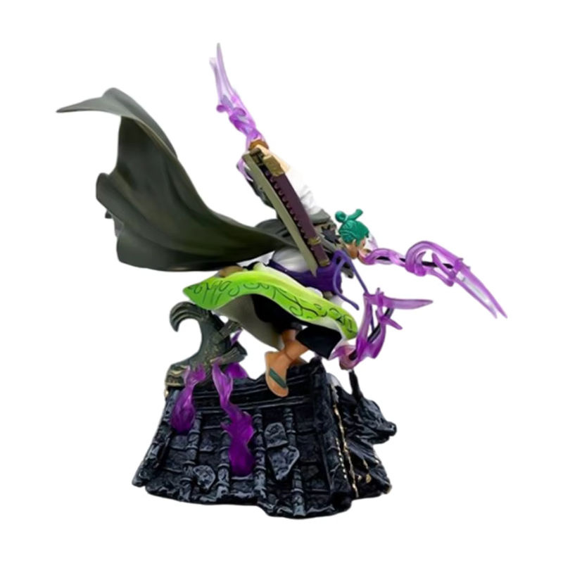 Bandai One Piece Roronoa Zoro Anime Action Figur aus PVC, mehrfarbig, Höhe: 22 cm - Bild 4