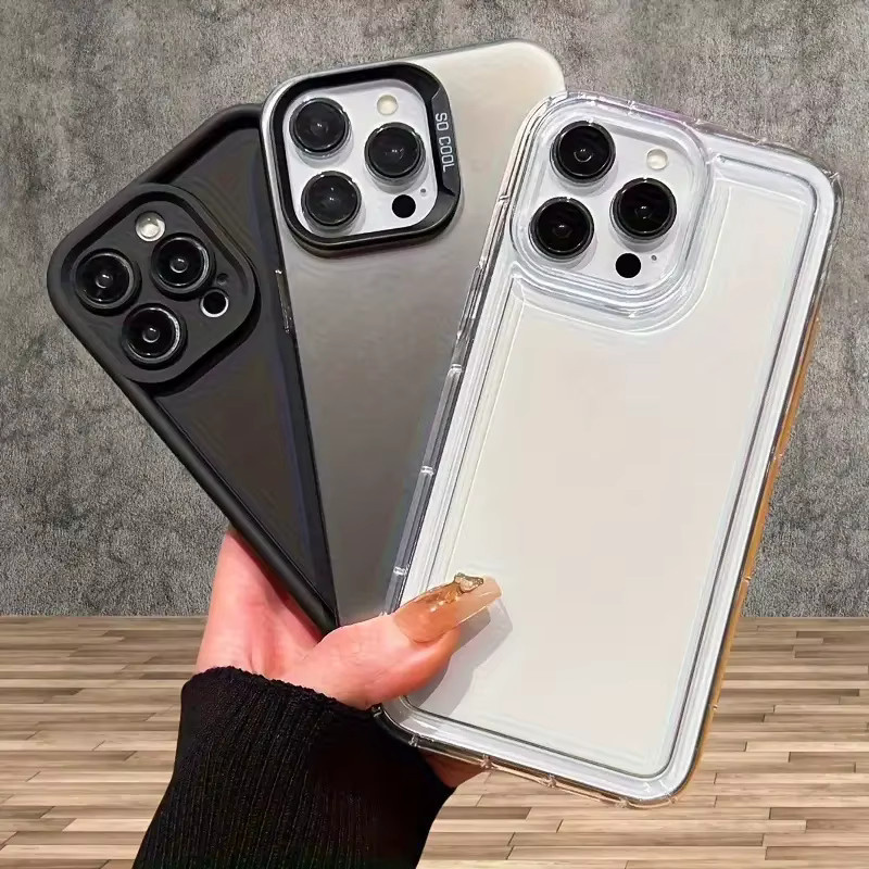3-teiliges IMD-Airbag-Schutzset aus Bambusfaser für Apple iPhone 11 bis 17 Pro Max Serie in Multicolour - Bild 2