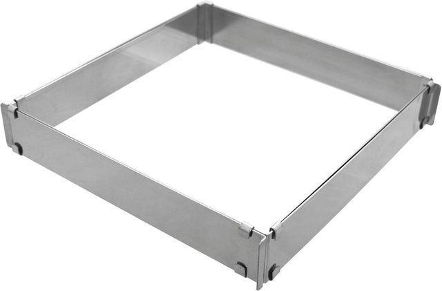 Schneider Backrahmen aus Edelstahl in Silber, B/T/H: 30 x 30 x 5 cm - Bild 1