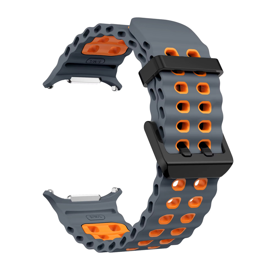 Samsung Ocean Strap Sport-Silikonarmband für Galaxy Watch Ultra 2025, 47 mm - Bild 4