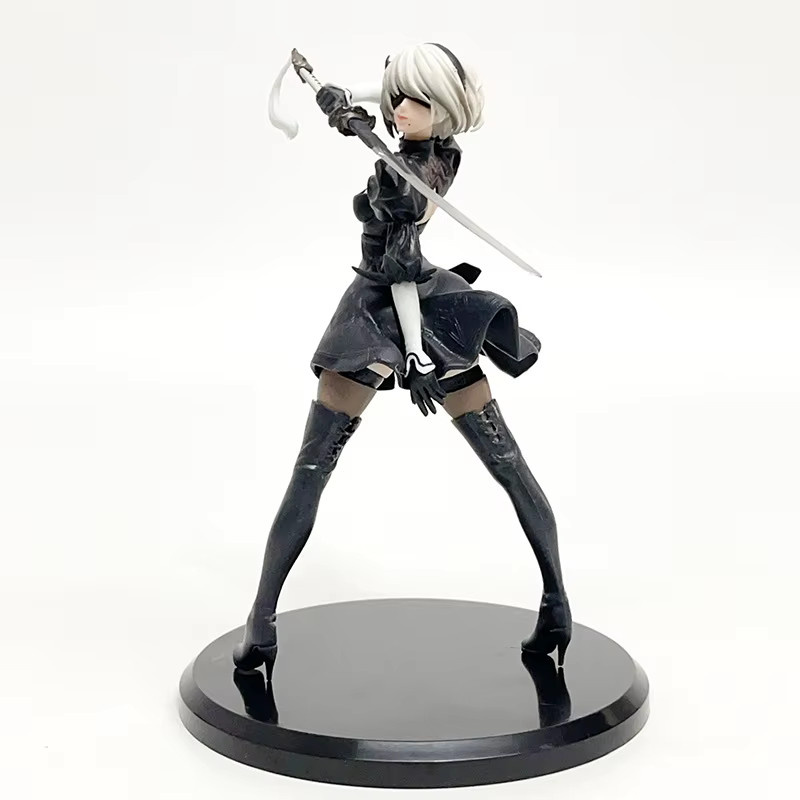 Bandai NieR:Automata Yorha 2B, Actionfigur, 18cm, Schwarz, Kunststoff - Bild 2