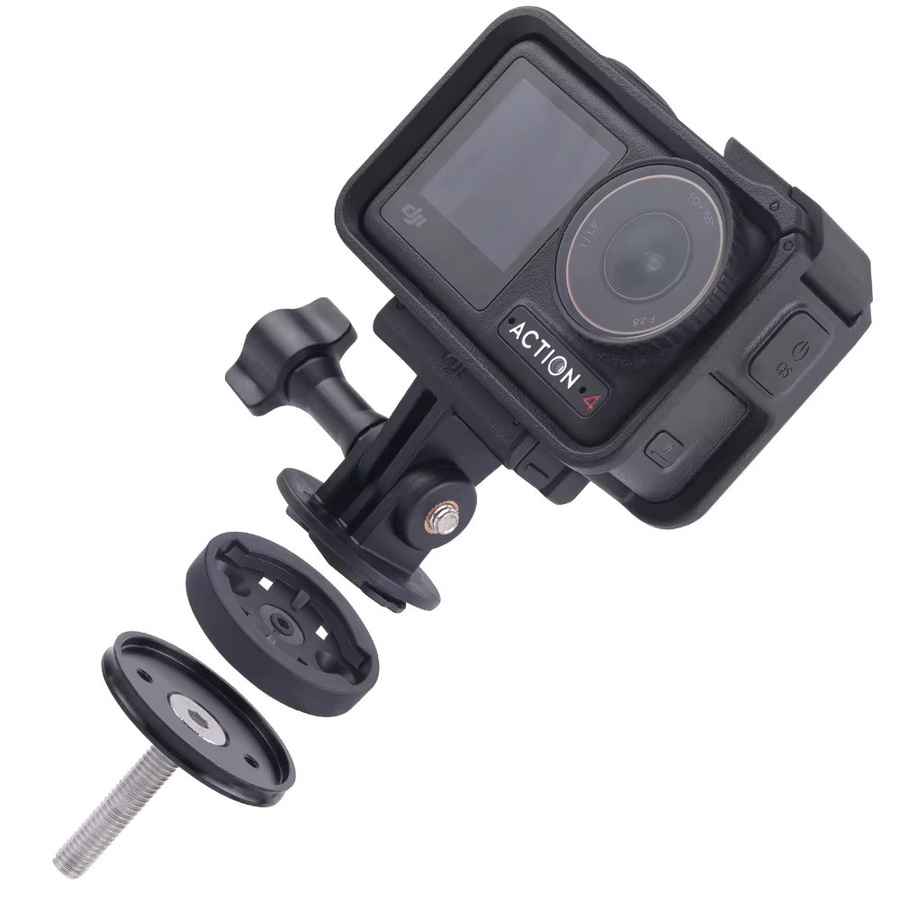 Garmin Computerhalterung für Fahrrad-Headset und Kamera in Schwarz, Frontlichthalterung passend für Garmin Computerbasis - Bild 5