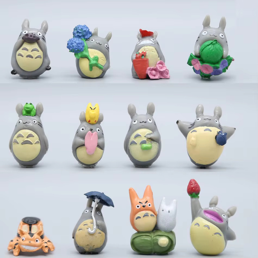 Bandai Totoro Figur, Mini-Statue, 1-12 Stück Set - Bild 5