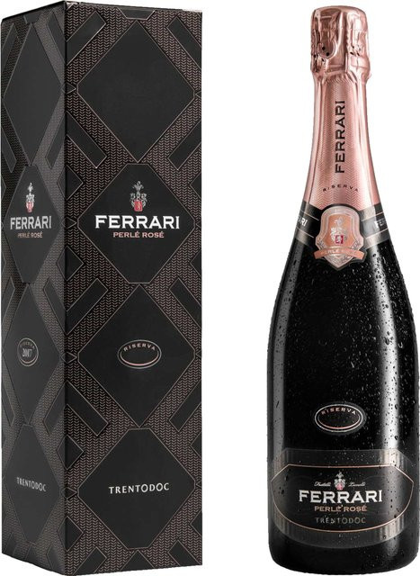 Ferrari Perlé Rosé Riserva Trentodoc Brut 2016 Schaumwein 0,75 l - Bild 1