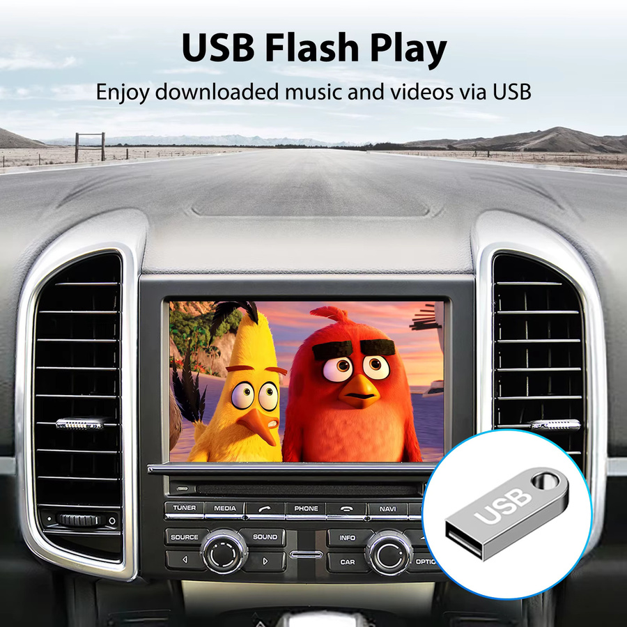 LEXXSON OEM Bildschirm-Upgrade Decoder-Box für Porsche PCM3.1 mit Wireless CarPlay, Android Auto und Mirror Link in Schwarz - Bild 4