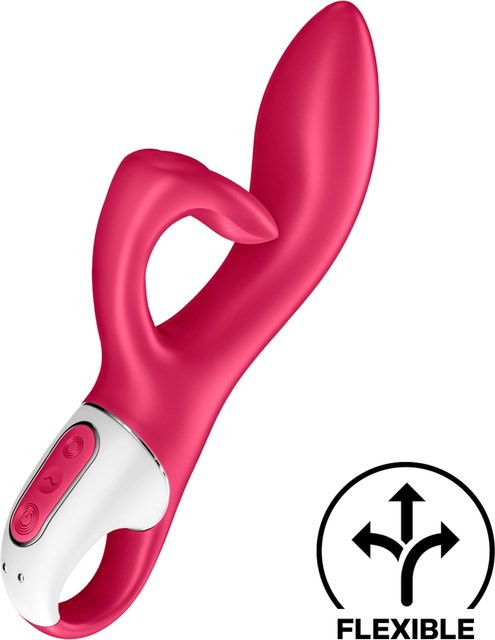 Satisfyer Embrace Me Vibrator in Weiß und Pink, Länge: 21 cm - Bild 1