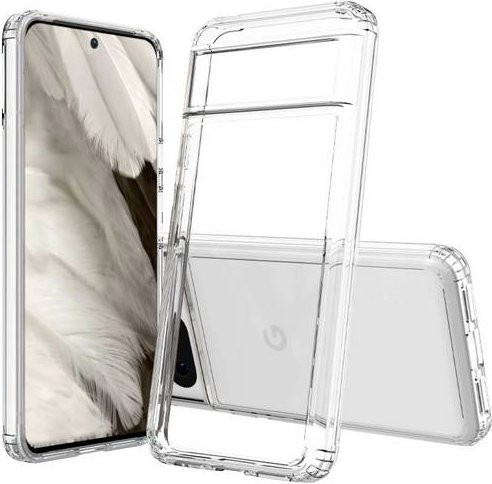 JT Berlin Clear Backcover für Google Pixel 8, transparent und stoßfest - Bild 1