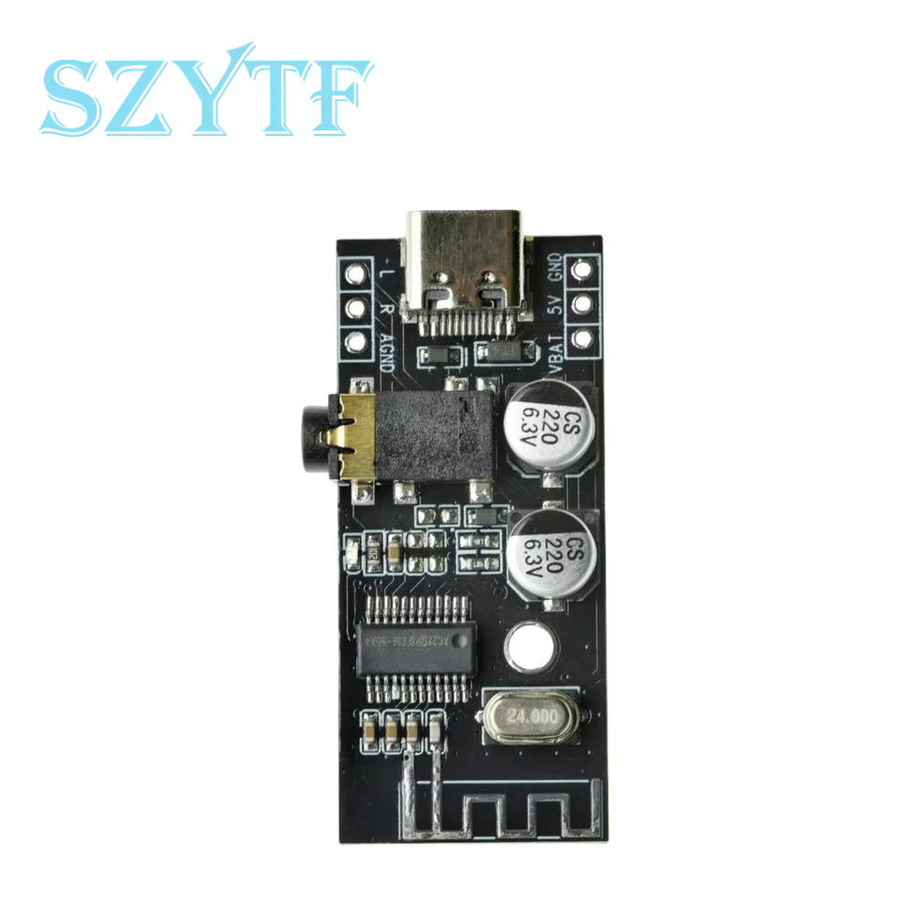 SZYTF Bluetooth Audio Modul MH-MX8 Stereo Decoder Board für DIY Refit, Schwarz - Bild 2