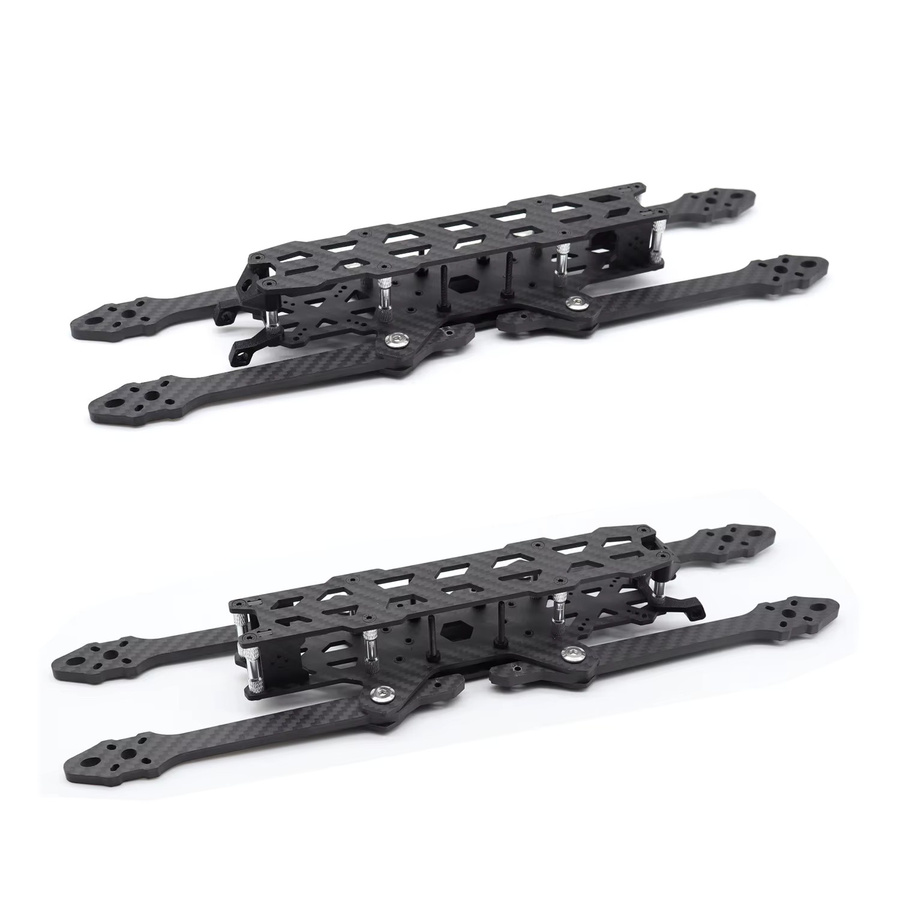 Faltbare 7-Zoll-FPV-Drohne PNP Langstrecken-Quadrocopter in Schwarz mit 2807 Motoren und 60 A Regler - Bild 5