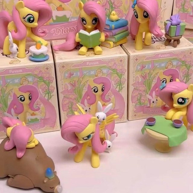 My Little Pony Sweet Diary Serie Mystery Blind Box Fluttershy Angel Bunny Anime Actionfigur Multicolor - Bild 1