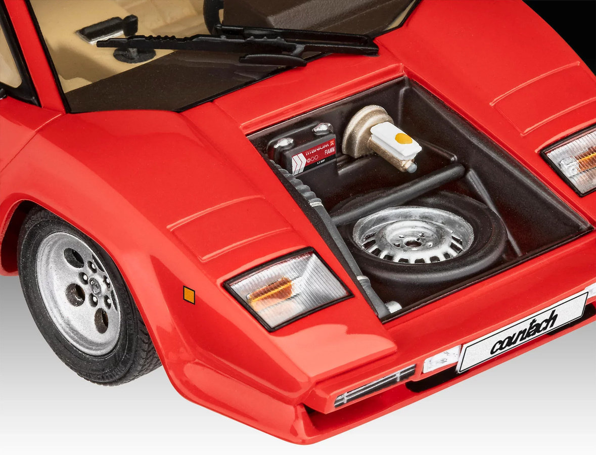 Revell Lamborghini Countach LP500S, Automodell Bausatz, 1:24 - Bild 3