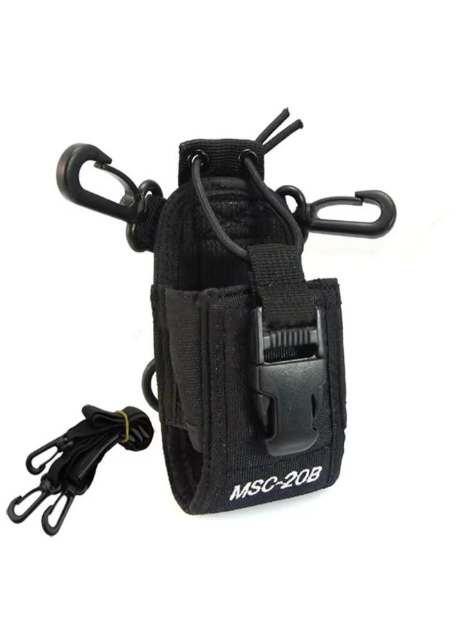 Baofeng Nylon Funkgerät-Tragehülle in Schwarz für Walkie Talkies UV-5R UV-82 UV-888S UV-9R Zubehör für Jagd und Camping - Bild 4