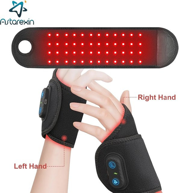 Astarexin Rotlichttherapie-Handgelenkschlaufe, Unisex, Schwarz - Bild 1
