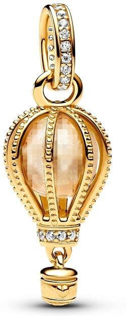 DR-Jewelry Anhänger Heißluftballon, 925 Silber, Zirkonia, Damen - Bild 1