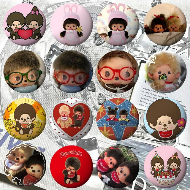 Beast Kingdom H-Momchichi Kawaii Anstecknadeln, Metall, Tiere - Bild 1