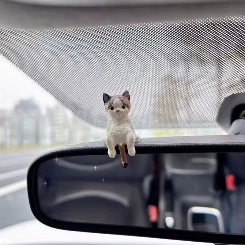 JETTING Schlafende Katzenfigur, Auto-Ornamente, Bunt / Mehrfarbig - Bild 2