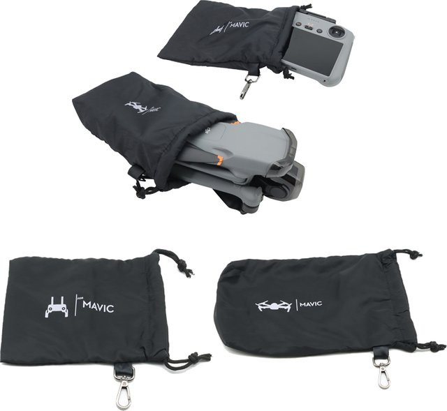 Tragetasche für DJI Mavic 3, Mavic 3 Pro, Air 3 und Air 2 inklusive Fernbedienung in Schwarz - Bild 1
