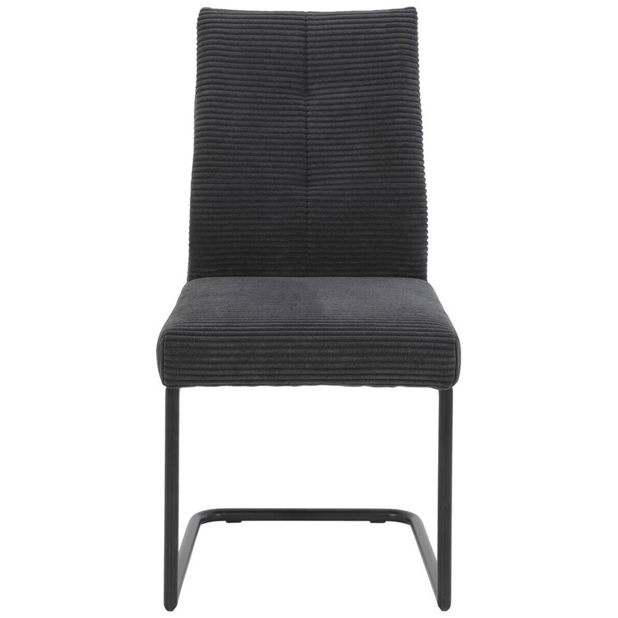 Hela Schwingstuhl Dagmar 2er-Set Anthrazit mit Breitcord-Bezug, B/H/T: 50 x 99 x 65 cm - Bild 3