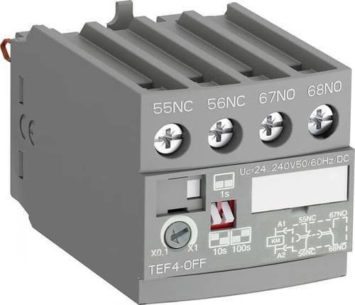 ABB TEF4-OFF Schalter mit 1 Öffner und 1 Schließer in Grau - Bild 1