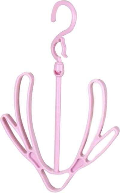 TOMTOP JMS Schuhtrocknerständer aus Kunststoff, 360 Grad drehbar, Pink/White - Bild 1