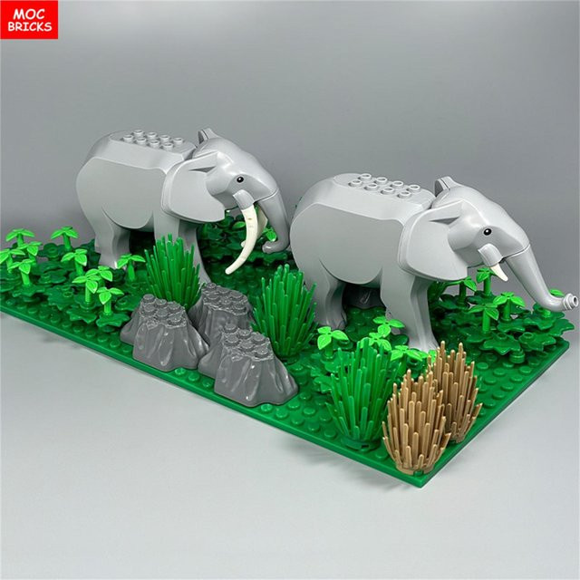 Wucifang Bags Meine eigene Kreation Blöcke Tier Krieg Elefant, Bausteine, ab 6 Jahren - Bild 1