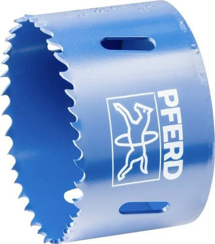 PFERD Bi-Metall Lochsäge Co8/M42 in Blau für Stahl, Edelstahl, Blech und Holz mit einem Durchmesser von 68 mm - Bild 1