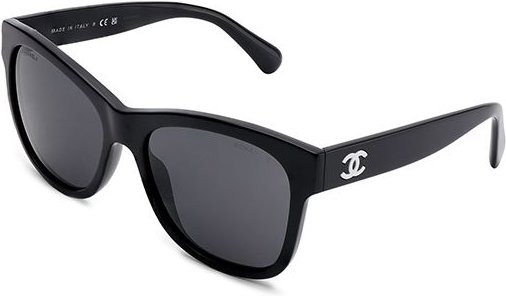 Chanel CH5380 Sonnenbrille Schmetterling, Vollrand, Schwarz, Silber, Unisex - Bild 1