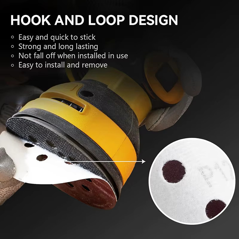 TQLQ Schleifscheiben Set 10 Stück 125 mm 8 Loch Körnung 40 bis 2000 für Holzbearbeitung und Metall - Bild 3