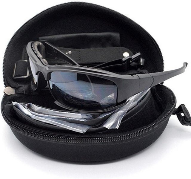 X7 Sonnenbrille, polarisiert, photochrom, Vollrand, rechteckig, Kunststoff, Herren, schwarz - Bild 1