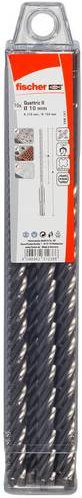 Fischer Quattric II Hammerbohrer SDS-Plus mit Carbide-Spitze, Farbe: Silber, Durchmesser: 12 mm, Länge: 160 mm, Gesamtlänge: 210 mm, 10 Stück - Bild 1