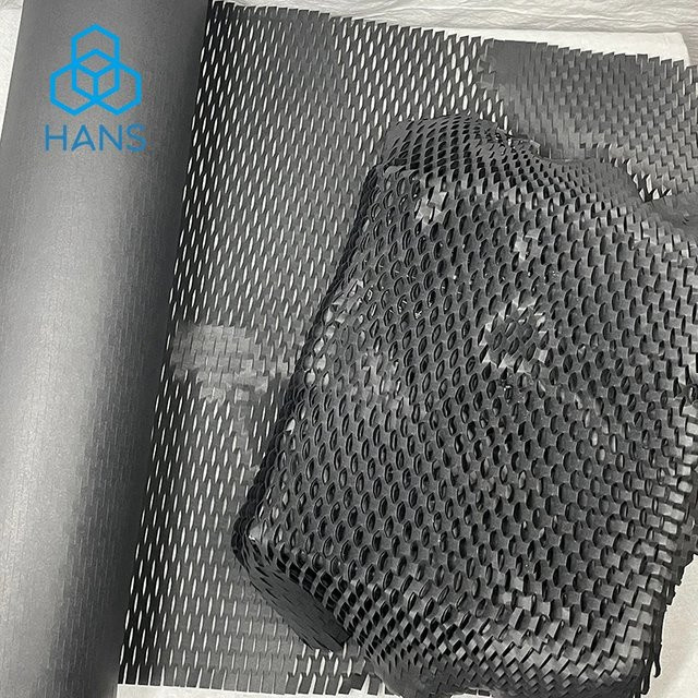 PeriPage Schwarzes Wabenpapier aus recycelbarem Kraftpapier als Puffer und Geschenkverpackung - Bild 1