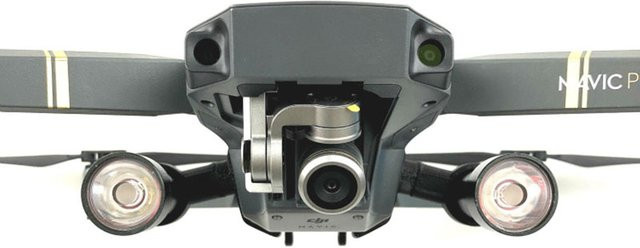 DJI Nachtfluglicht Set mit verstellbarem Winkel für Mavic Pro 1, Beleuchtungslampe und Taschenlampe, Schwarz - Bild 1