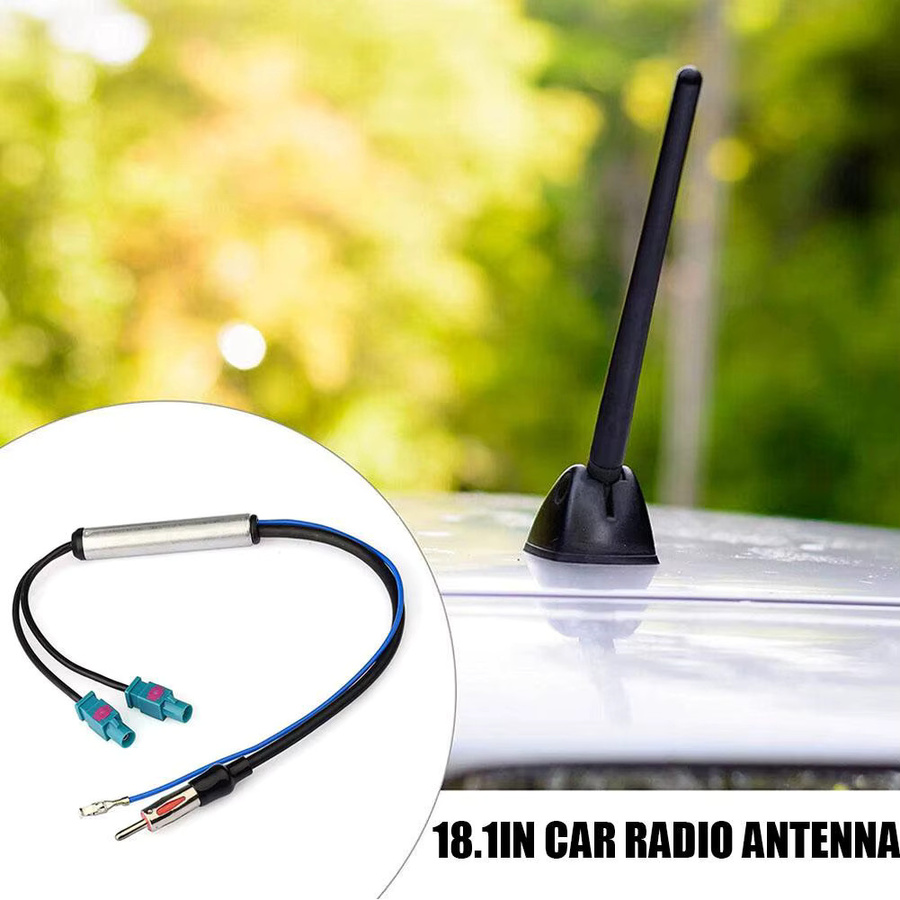 Audi Radio Adapter für 18,1 Zoll mit Dual Fakra-DIN Antennenkabel für AM/FM Audio Zubehör - Bild 3