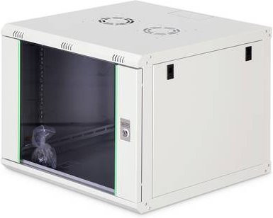 Digitus Wandgehäuse Dynamic Basic Serie 19 Zoll IT-Netzwerkschrank 9 HE B/T/H: 600 x 505,1 x 600 mm Lichtgrau - Bild 1