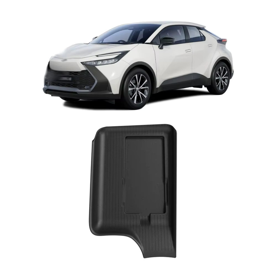 Silikon Anti-Rutsch-Matte für Toyota C-HR 2024 2025 2026 als Zubehör für das zentrale Bedienfeld in Schwarz - Bild 2
