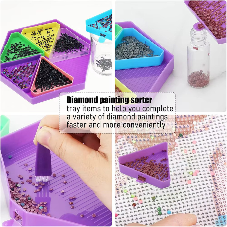 DIY-Diamantmalerei-Set, Bunt / Mehrfarbig, Set / Bundle - Bild 2