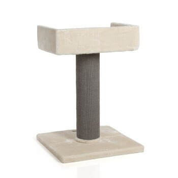 Canadian Cat Company Kratzbaum Residenz beige mit Sisal und Plüsch, B/T/H: 60 x 60 x 90 cm - Bild 1
