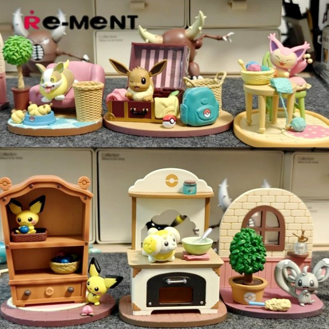 Re-Ment Pokémon Pikachu, Einzelfigur, Gelb, Bunt / Mehrfarbig - Bild 1