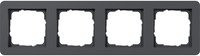 Gira Abdeckrahmen vierfach in Anthrazit und Grau für bündige Montage - Bild 1