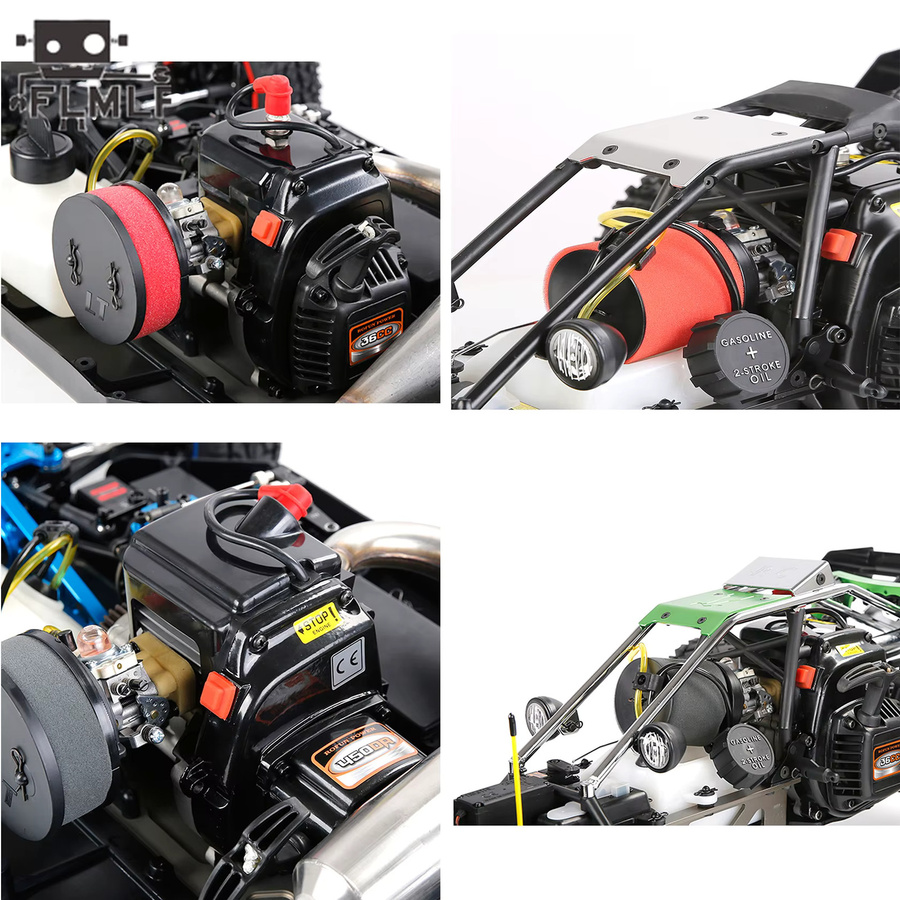 Rofun Luftfilter oder Schwamm Kit für 1/5 Losi 5ive-t Rovan LT King Motor X2 oder BAJA 5B 5T 5SC LKW Teile, Fahrzeuge, Zubehör - Bild 3