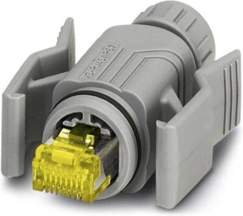 Phoenix Contact RJ45-Steckverbinder CUC-V06-C1PGY-S/R4CEA:1 1414406, gerade, Grau - Bild 1