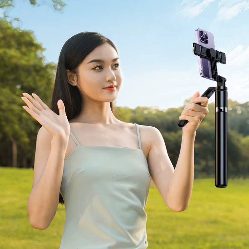 Multifunktionales Selfie-Stick-Stativ mit 360-Grad-Drehung für universelle Handy-Fotografie und Livestreaming - Bild 4