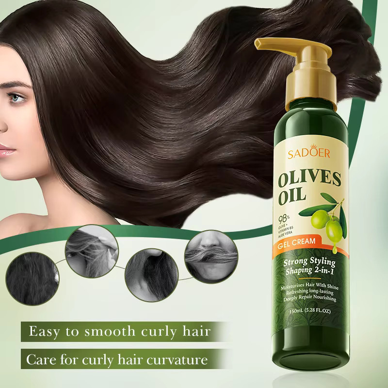 SADOER Haarstyling-Wachsgel mit Olivenöl, 150 ml, Unisex - Bild 6