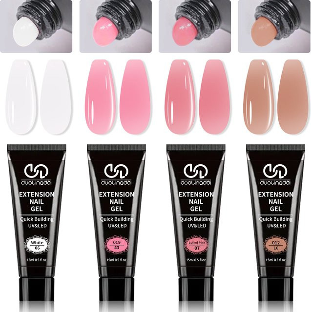 DUOLINGDAI Nagelverlängerungsset, 2-Farben-Polymer-Gel, glänzend - Bild 1